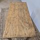 Rustic farmhouse table/desk in solid oak and antique fir 1950s