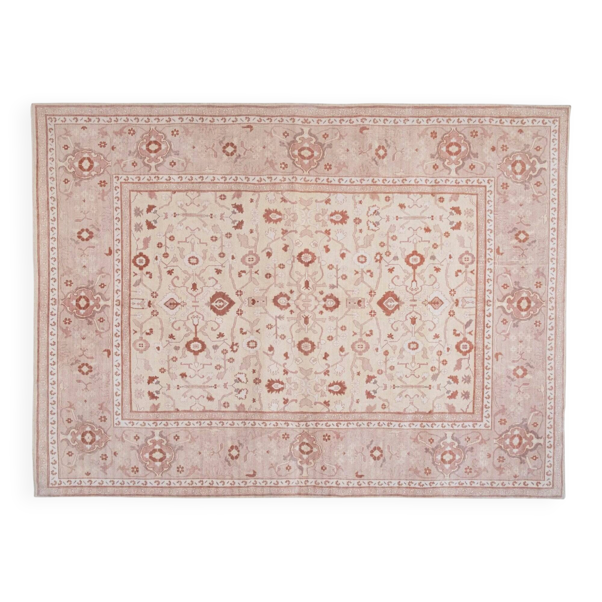 Vintage handmade Turkish rug 245x335 cm