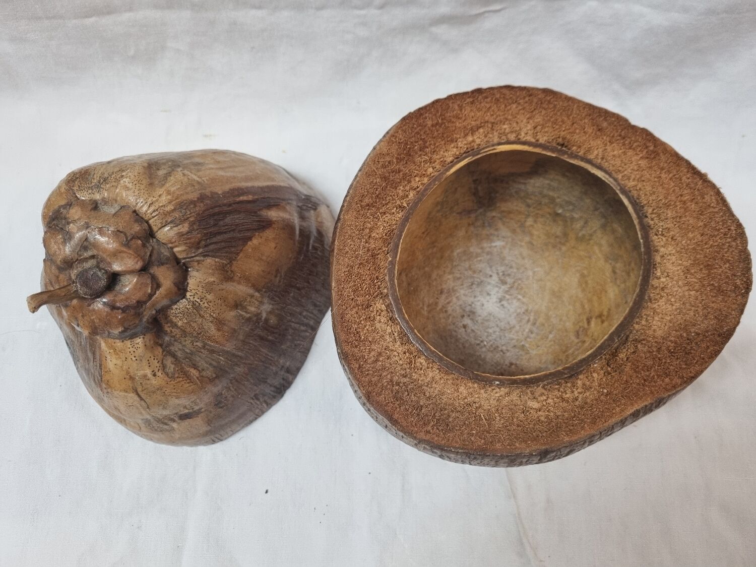 Ice bucket, stuffed coconut
