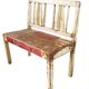 Old bench in teak