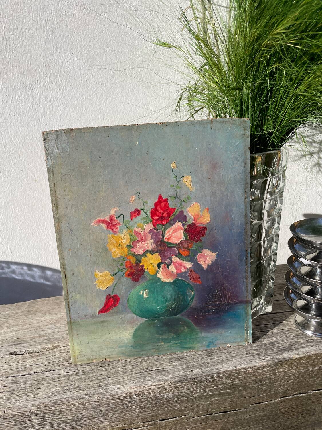 Bouquet of Flowers, oil painting, 1945