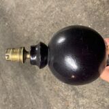 Large wooden ball lamp foot
