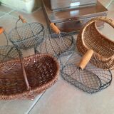 Set of 6 small baskets