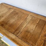 Rustic solid oak farmhouse coffee table 1950