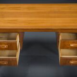 Mid-Century Danish Teak Desk from Hanbjerg Furniture Factory, 1960s