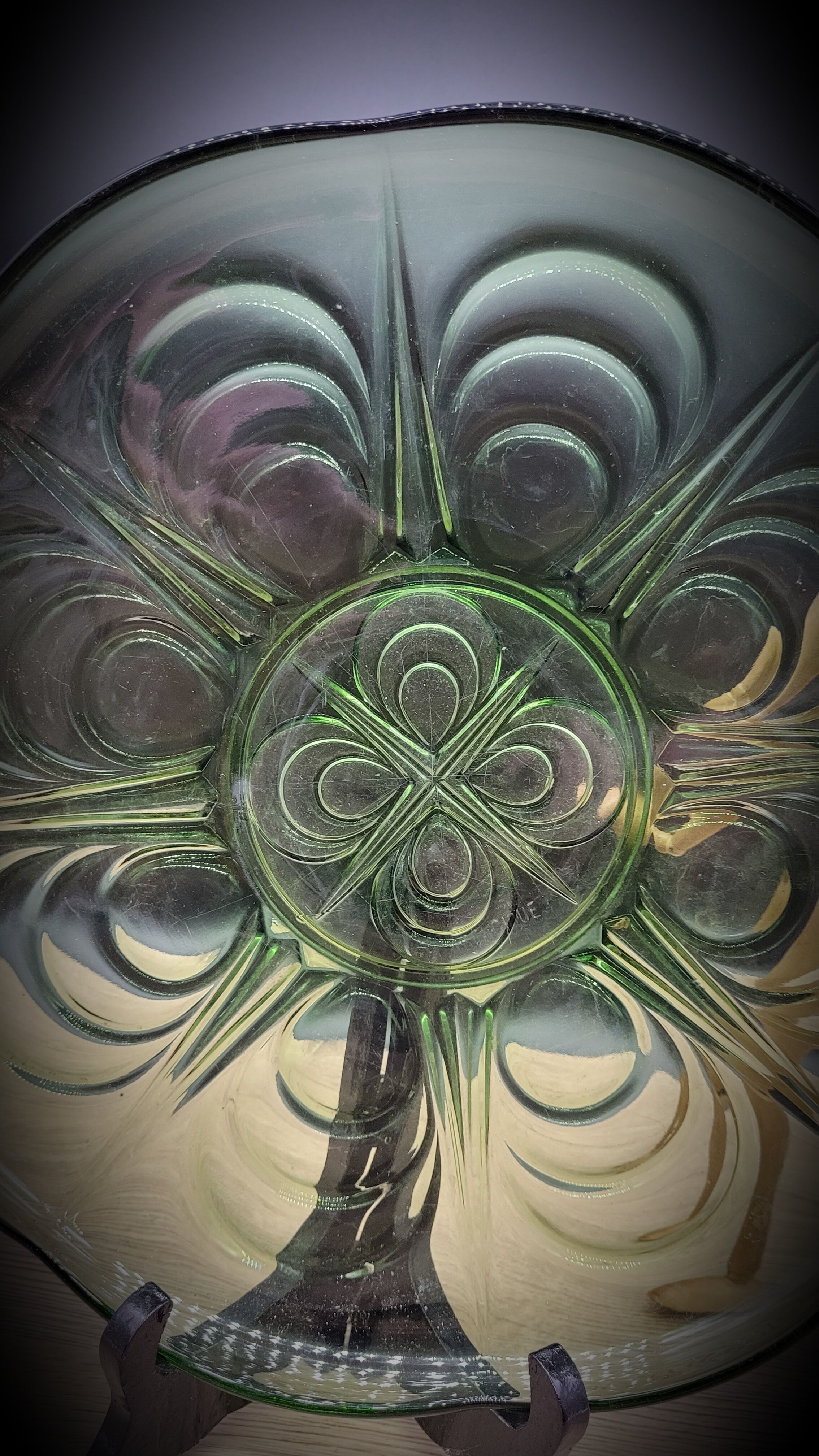 Manage glass pie dish