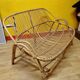 Rattan sofa bench year 70