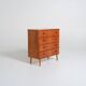 Swedish teak chest of drawers, 1960s