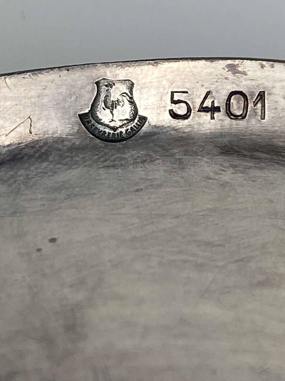 Silver metal panetiere louis xvi style 1900 goldsmith gallia 5401