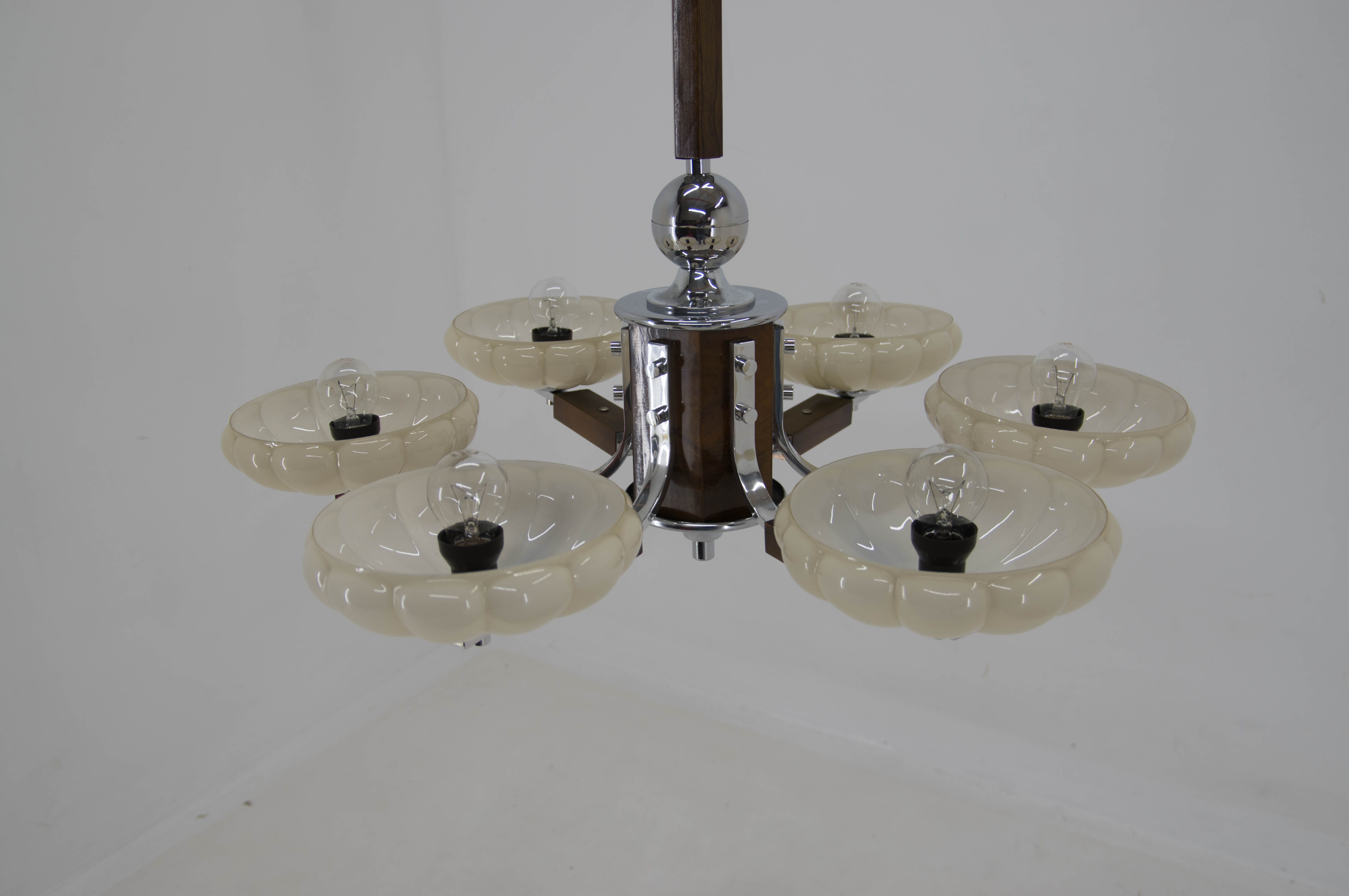 Art deco chandelier, 1930s