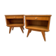 Pair of vintage bedsides