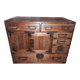 Cabinet, wooden tansu, Japan late Edo period