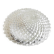 Plafonnier, applique en verre pointe diamant - mid. XXeme