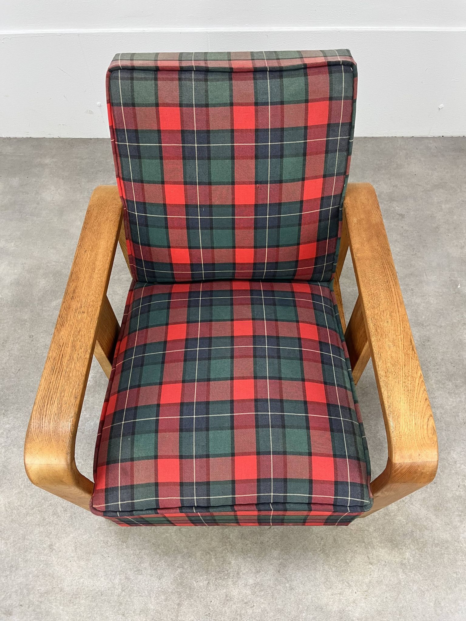 Fauteuil art déco bois années 30