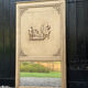 Directoire mirror or overmantel, stuccoed and painted wood, early 19th century.