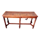 Piano bench seat in cane