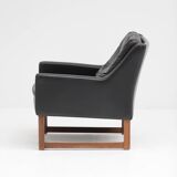 Pair of leather armchairs by Rudolf Bernd Glatzel for Kill International 1960