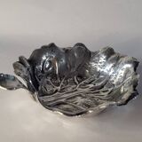 Fratelli Lisi Sterling Silver Leaf Shaped Dish Italian