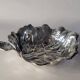 Plat en argent sterling en forme de feuille Fratelli Lisi italien