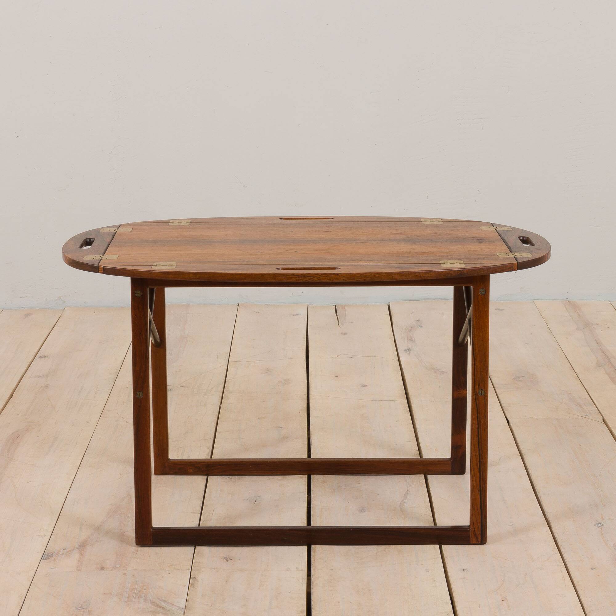 Vintage Rosewood Butler's Tray table by Svend Langkilde, Denmark, 1960s
