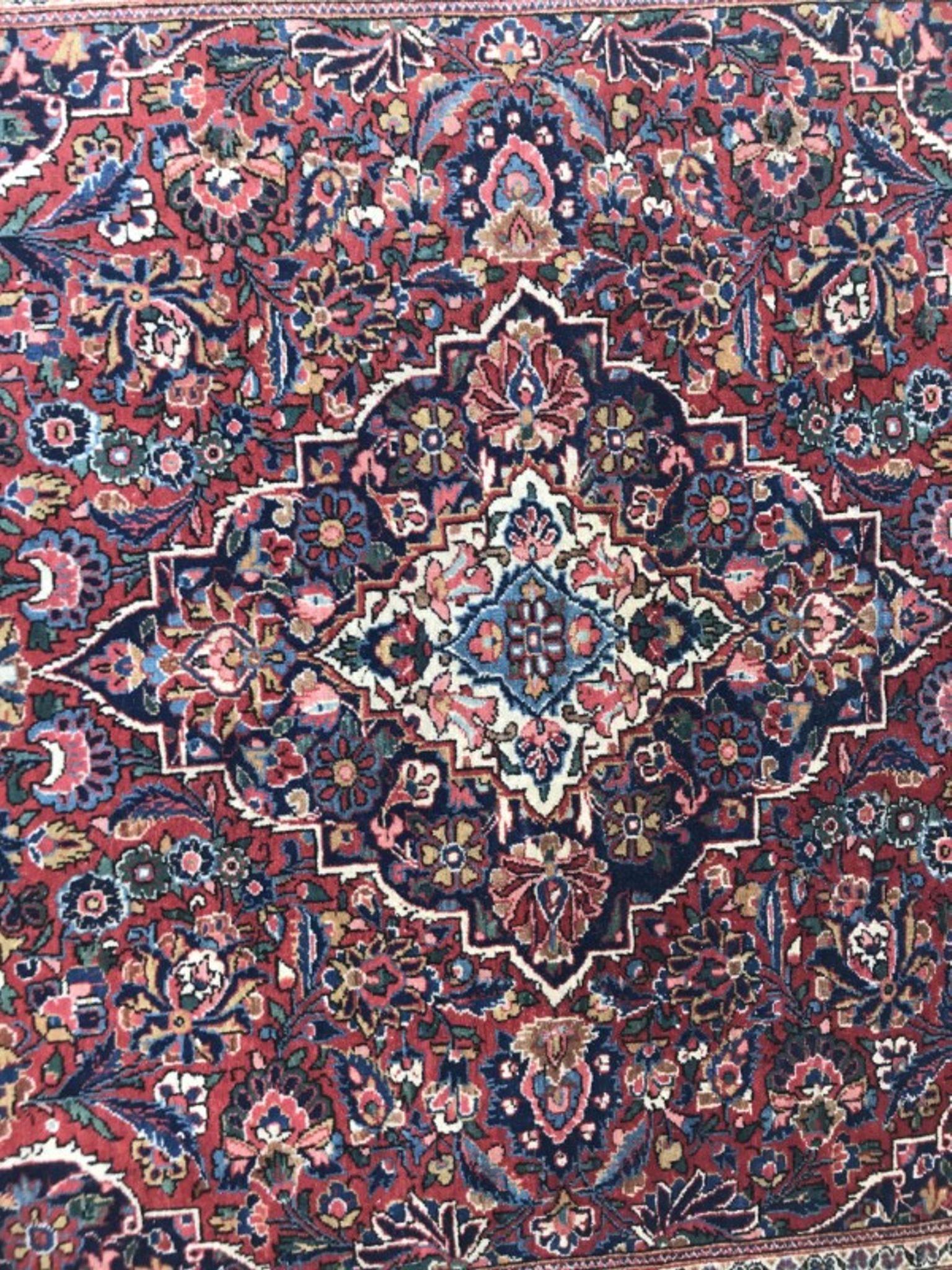 Tapis ancien Kashan Iran 135X198 CM