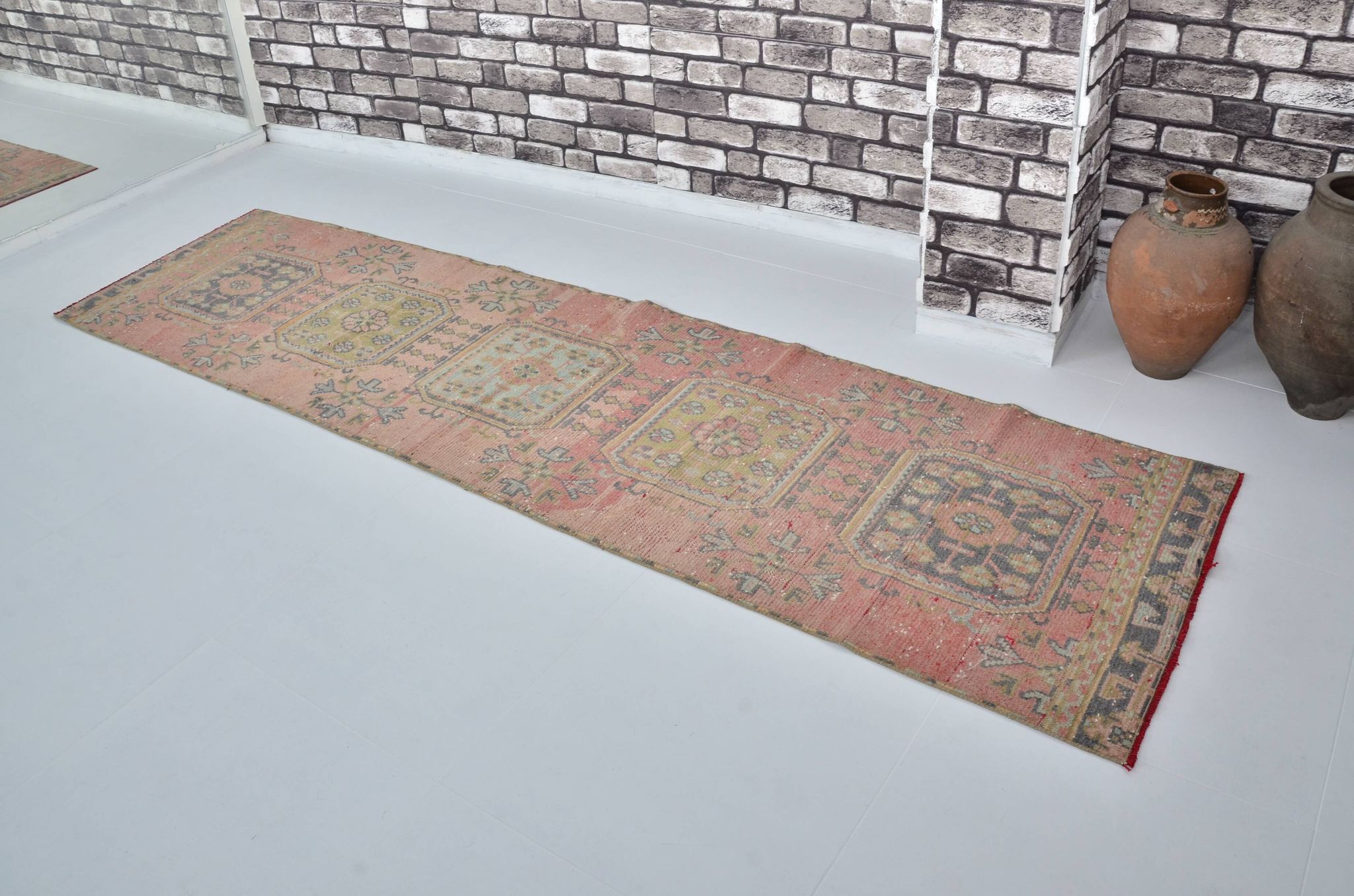 One A kind Oushak Vintage Runner sku 2133