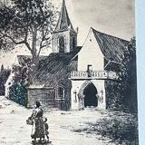 Painting india ink on paper 1928