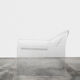 Sculptural acrylic armchair, 80