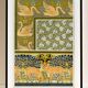 Affiche “Cygnes et Cerfs”, d’après une lithographie art nouveau de 1897