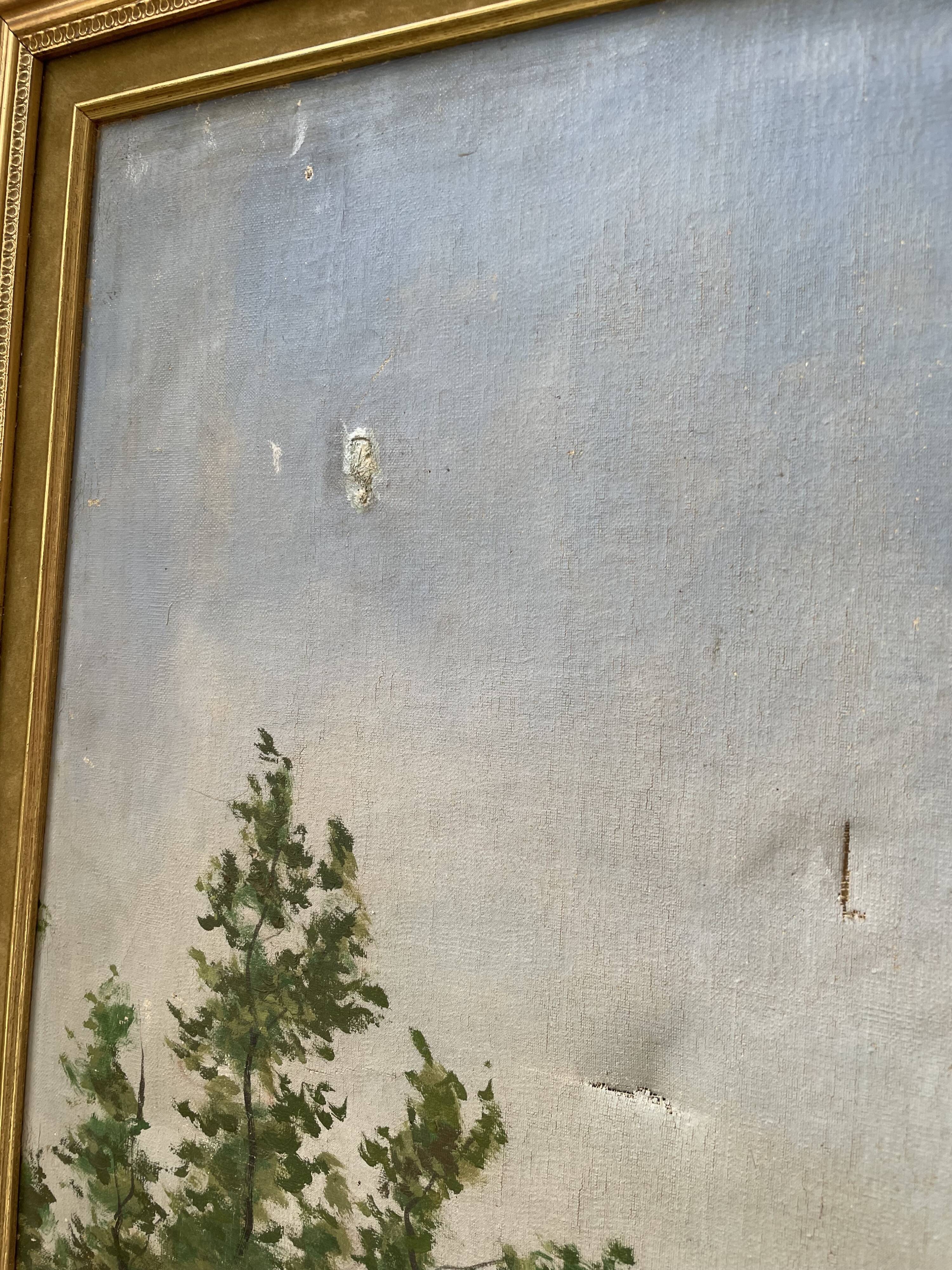 Oil painting canvas 1944 XL