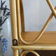 Rattan wall shelf