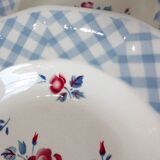 4 hollow plates of Digoin and Sarreguemines model Bastia 220629