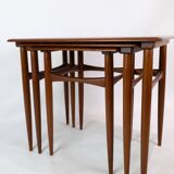 Tables gigognes - Bois de teck - Architecte de mobilier danois - 1960