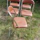 5 chaises pliables