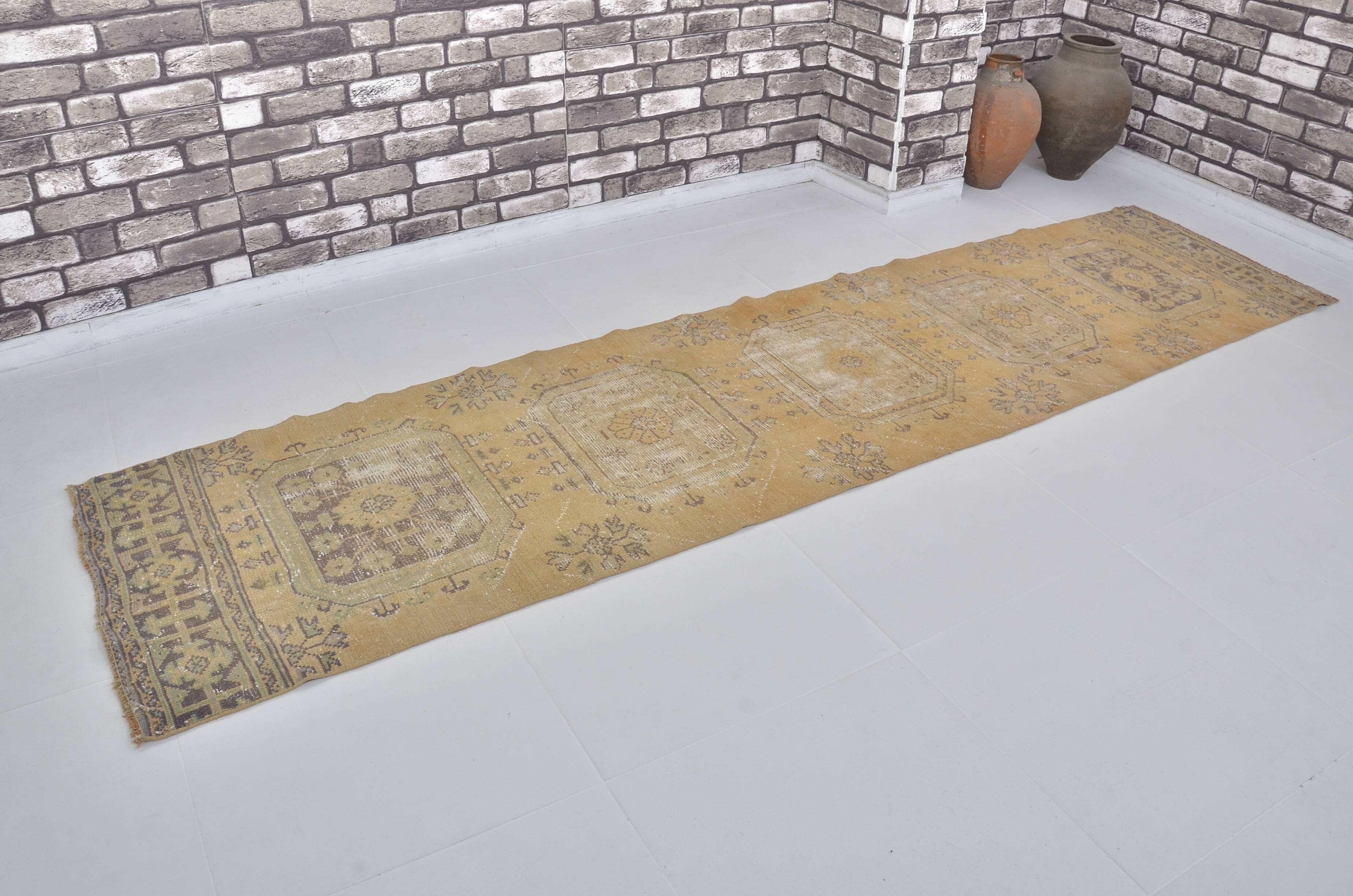 Hallway Antique Oushak Runner Rug sku 2281