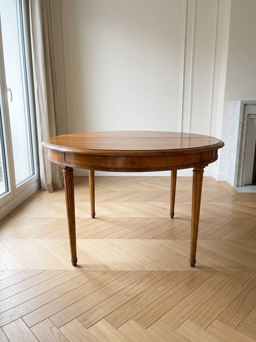 Louis XV solid wood dining table