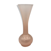 Soliflore vase in pink opaline glass 16.5 cm