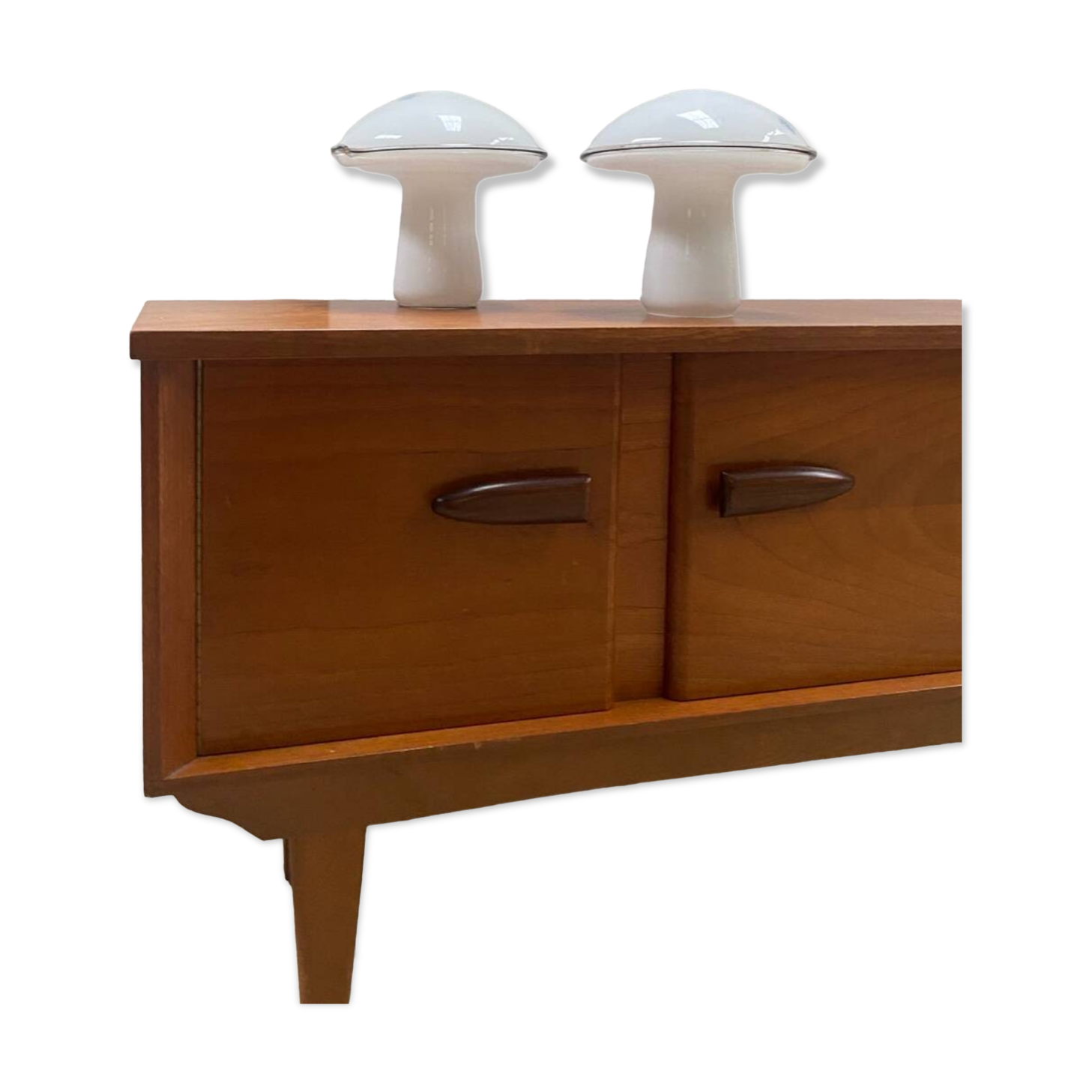 Murano glass mushroom lamps