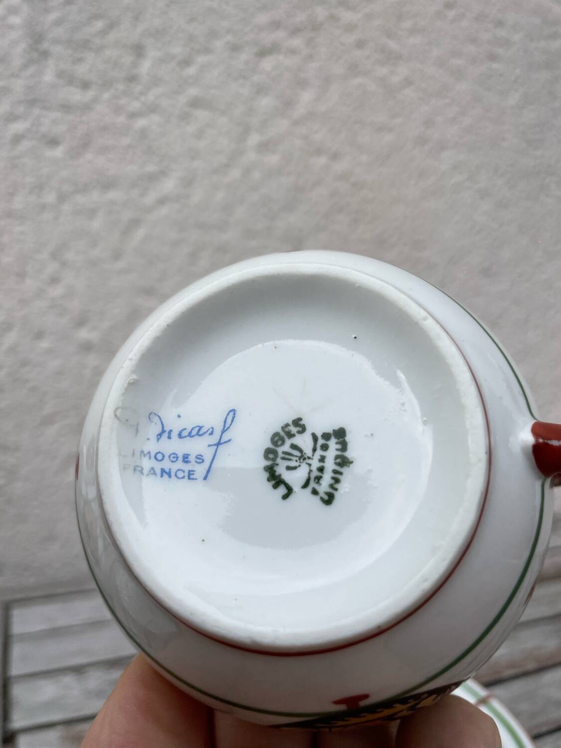 Limoges porcelain tea set