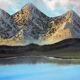 Huile sur toile Paysage de montagne
