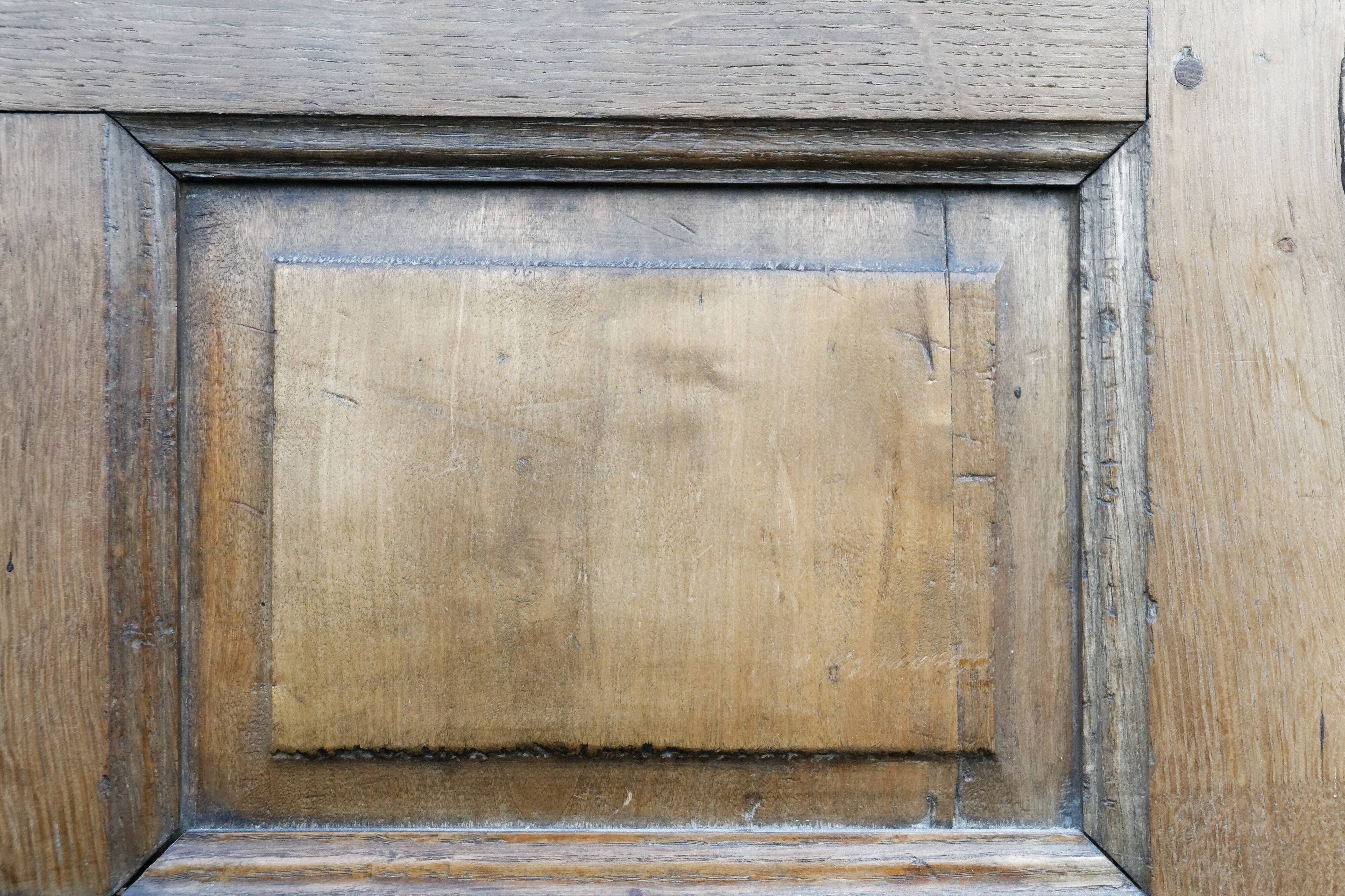 Old oak coatrack