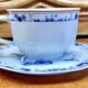 6 octagonal tea cups and saucers porcelain Haviland Limoges