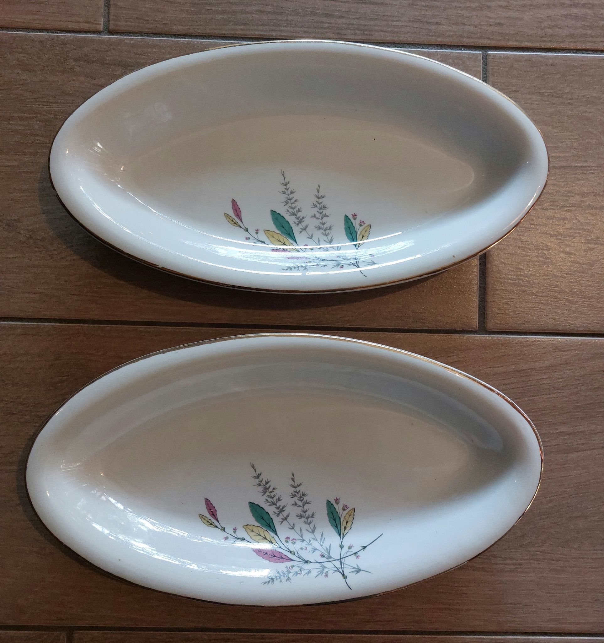 Ravier porcelaine fleuri Jenny Sarreguemines