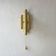 Vintage Italian Brass Wall Lamp
