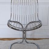 Rima Radiofreccia chrome chair by Gastone Rinaldi
