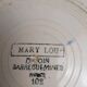 Set of 2 vintage deep plates Digoin Sarreguemines Marie-lou Terre de Fer