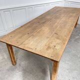 Large fir work table, 1940s