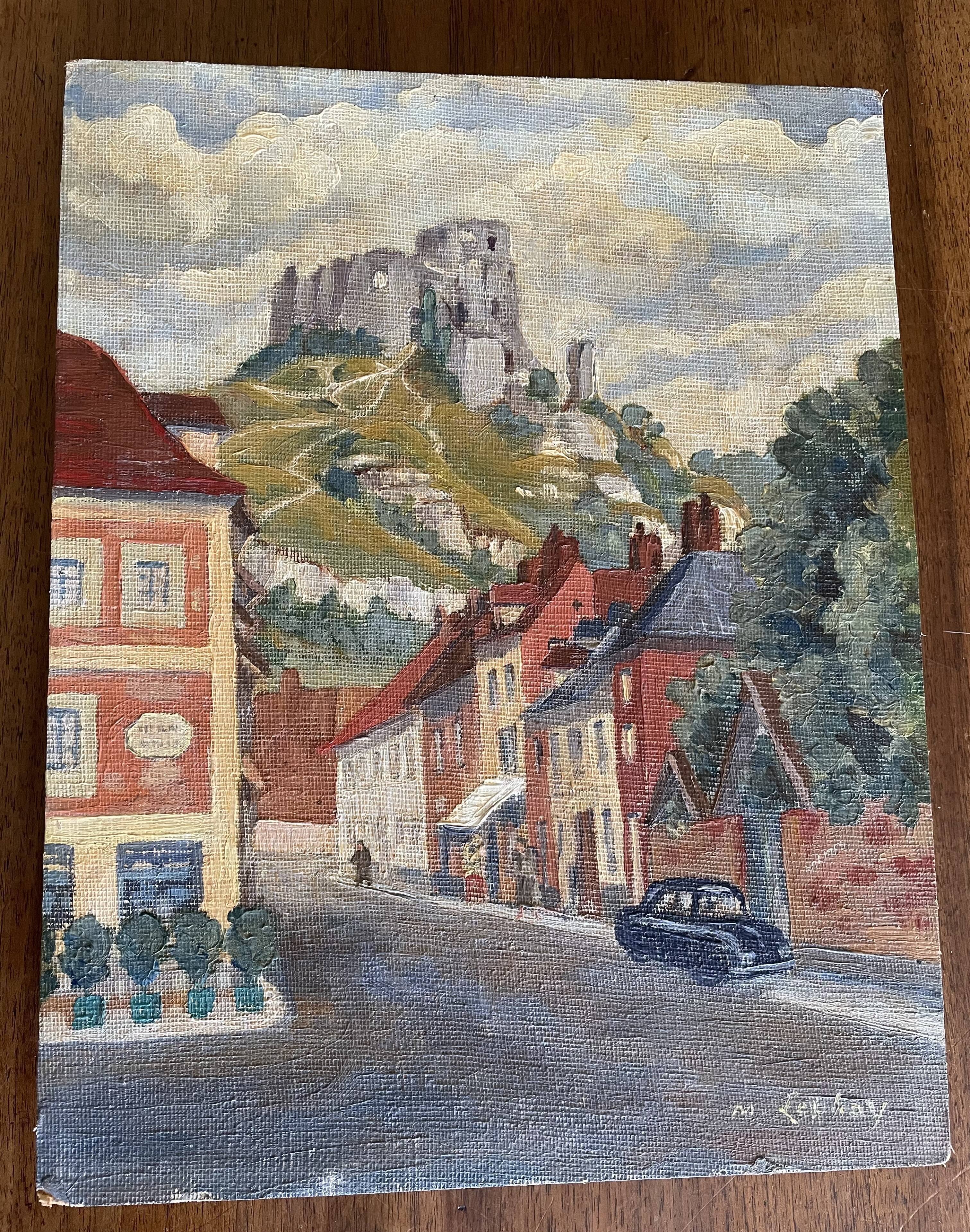 Oil on landscape cardboard 35 X 27