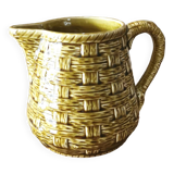 Barbotine pitcher, Digoin Sarreguemines.