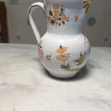 Pitcher decoration porcelain flower malicorne